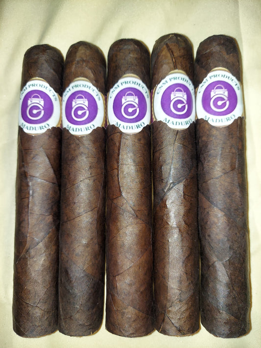 100 Maduro blend Cigars with Humidor