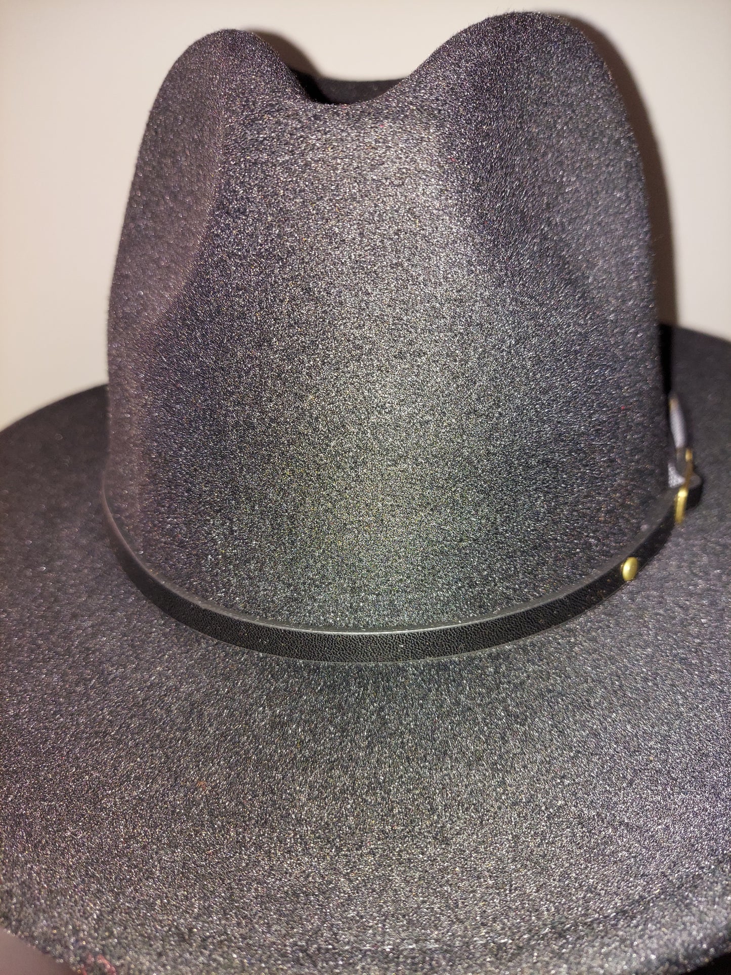 Black Fedora with Black Buckle